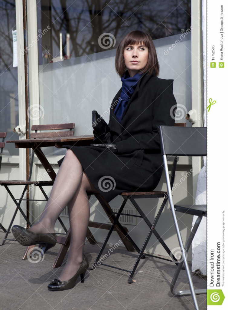 backpack with you and you are sitting in some street cafe